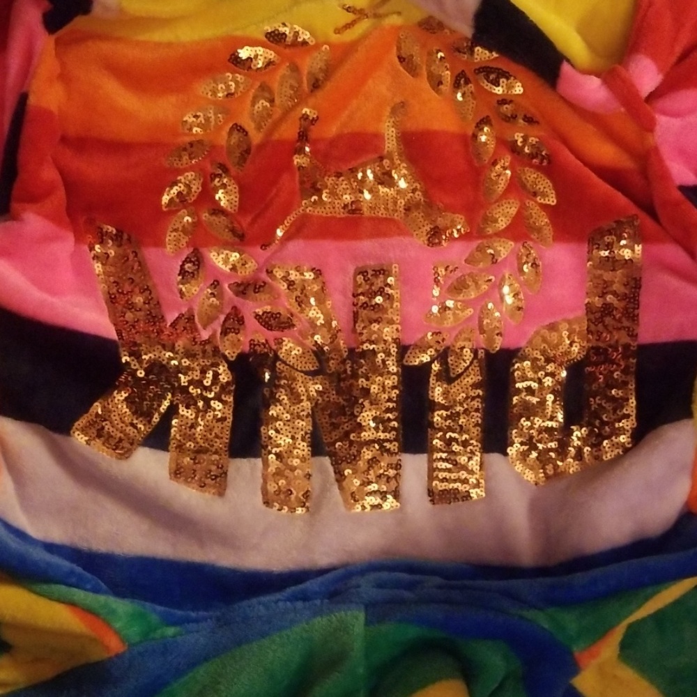 Victoria Secret Pink Rainbow Robe